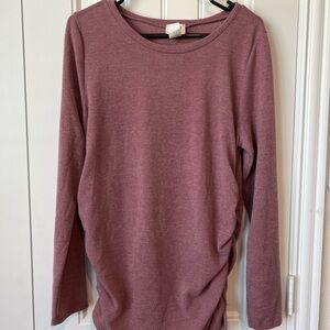 BiBi Dusty Rose Long Sleeve Sweatshirt